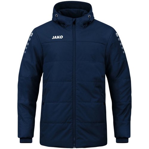 Kleidung Jungen Jacken Jako Sport Coachjacke Team mit Kapuze 7103K 900 Blau