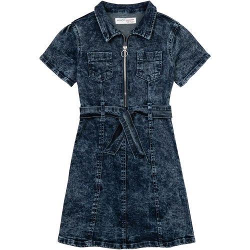 Kleidung Mädchen Kleider Minoti Jeanskleid für Mädchen ( 3y-14y ) Blau