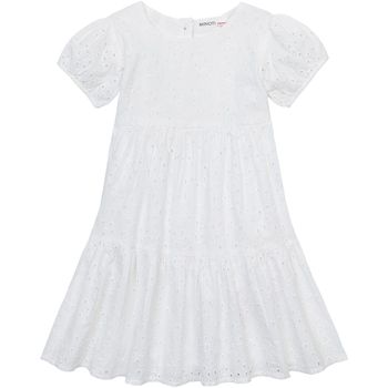 Kleidung Mädchen Kleider Minoti für Mädchen Kleid aus Baumwolle ( 1y-8y ) Weiss