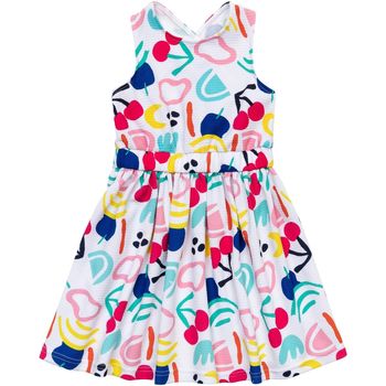 Kleidung Mädchen Kleider Minoti Kleid mit Trägern für Mädchen ( 1y-8y ) Multicolor