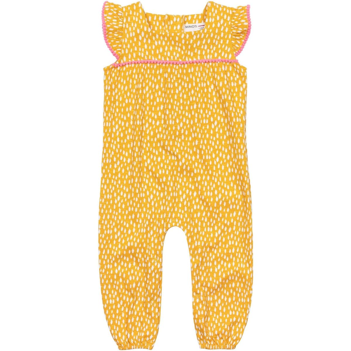 Kleidung Mädchen Overalls / Latzhosen Minoti Jumpsuit mit Trägern für Mädchen ( 3m-3y ) Gelb