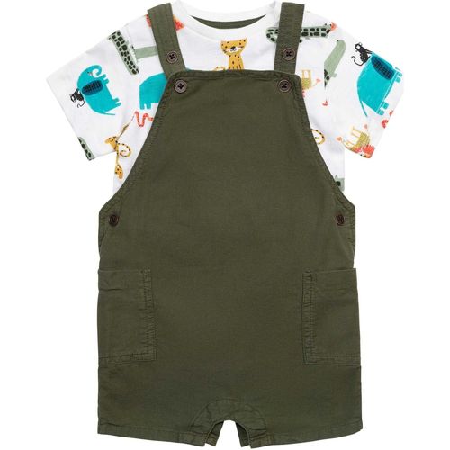 Kleidung Jungen Kleider & Outfits Minoti Set aus Shirt und Hose für Jungen ( 3m-3y ) Grün