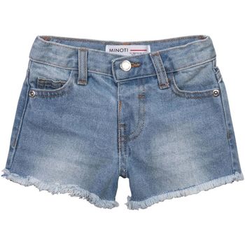 Kleidung Mädchen Shorts / Bermudas Minoti für Mädchen Kurze Jeans Shorts ( 1y-14y ) Blau