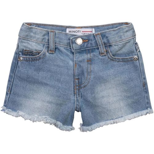 Kleidung Mädchen Shorts / Bermudas Minoti Jeansshorts für Mädchen ( 1y-14y ) Blau