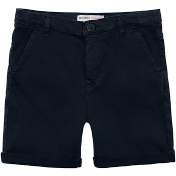 Kleidung Jungen Shorts / Bermudas Minoti für Jungen Casual kurze Chinohose ( 1y-14y ) Blau