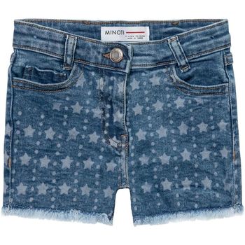 Kleidung Mädchen Shorts / Bermudas Minoti Jeansshorts für Mädchen ( 3y-14y ) Blau