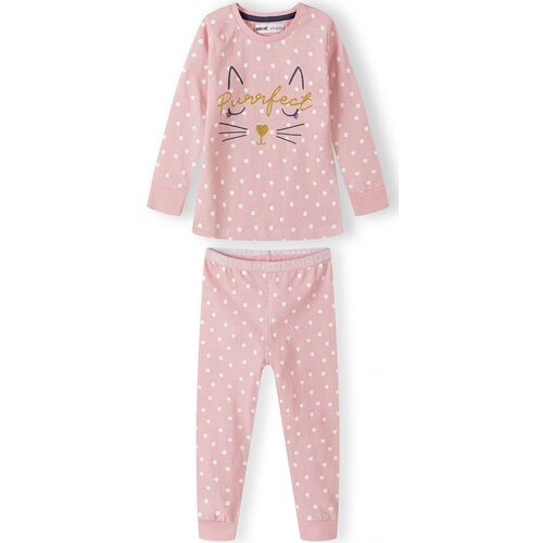 Kleidung Mädchen Pyjamas/ Nachthemden Minoti Schlafanzug-Set mit Print für Mädchen ( 1y-8y ) Rosa