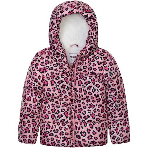 Kleidung Mädchen Jacken Minoti Winterjacke mit Kapuze für Mädchen ( 1y-14y ) Rosa