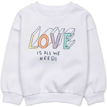 Kleidung Mädchen Sweatshirts Minoti Sweatshirt für Mädchen ( 1y-8y ) Weiss