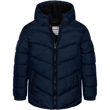 Kleidung Jungen Jacken Minoti Winterjacke mit Kapuze für Jungen ( 1y-14y ) Blau