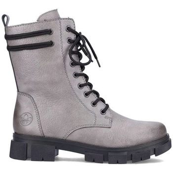 Schuhe Damen Low Boots Rieker Y7117 Grau