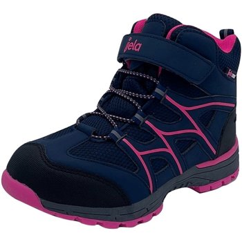 Schuhe Mädchen Stiefel Jela Schnuerstiefel navy-hot pink (-pink) 0982-4045 Momo Blau