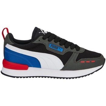 Schuhe Kinder Sneaker Low Puma R78 JR Schwarz, Blau