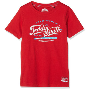 Kleidung Jungen T-Shirts & Poloshirts Teddy Smith 61006026D Rot
