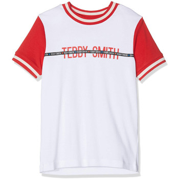 Kleidung Mädchen T-Shirts & Poloshirts Teddy Smith 51006140D Weiss