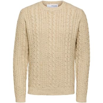 Selected  Pullover 16086685 SHLHENRY-OATMEAL