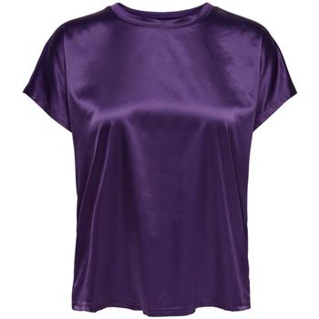 Kleidung Damen T-Shirts & Poloshirts Only 15279817 ONLDINA-ACAI Violett