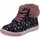 Schuhe Mädchen Babyschuhe Lurchi Schnuerstiefel navy (dunkel-rosa) 33-14816-42 Juxy Blau