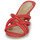 Schuhe Damen Pantoffel Lauren Ralph Lauren LILIANA-SANDALS-HEEL SANDAL Rot