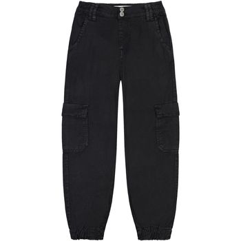 Kleidung Mädchen Joggs Jeans/enge Bundhosen Minoti Twill-Cargohose für Mädchen ( 1y-14y ) Grau