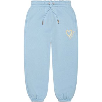 Kleidung Mädchen Joggs Jeans/enge Bundhosen Minoti für Mädchen Fleece-Jogginghose ( 1y-14y ) Blau