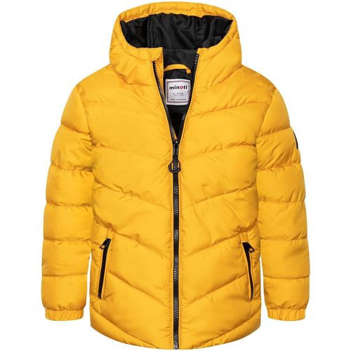 Kleidung Jungen Jacken Minoti Winterjacke mit Kapuze für Jungen ( 1y-14y ) Gelb
