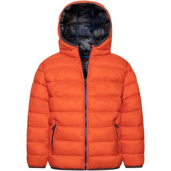 Kleidung Jungen Jacken Minoti Steppjacke mit Kapuze für Jungen ( 1y-14y ) Orange