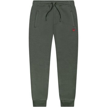 Kleidung Jungen Joggs Jeans/enge Bundhosen Minoti für Jungen Bestickte Fleece-Jogginghose ( 1y-14y ) Grün