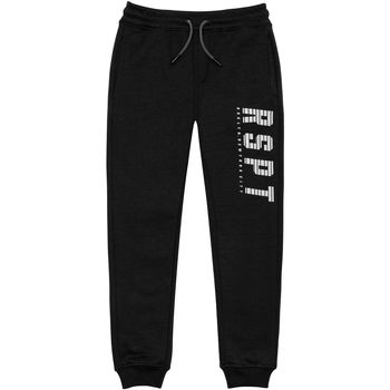 Kleidung Jungen Joggs Jeans/enge Bundhosen Minoti Fleece-Jogginghose für Jungen ( 1y-14y ) Schwarz