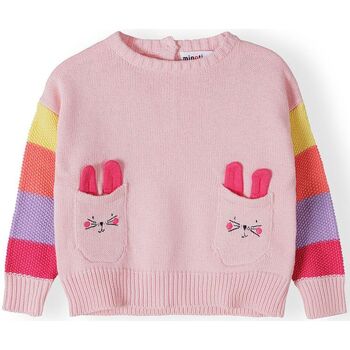Kleidung Mädchen Pullover Minoti Texturierter Strickpullover für Mädchen ( 1y-8y ) Multicolor