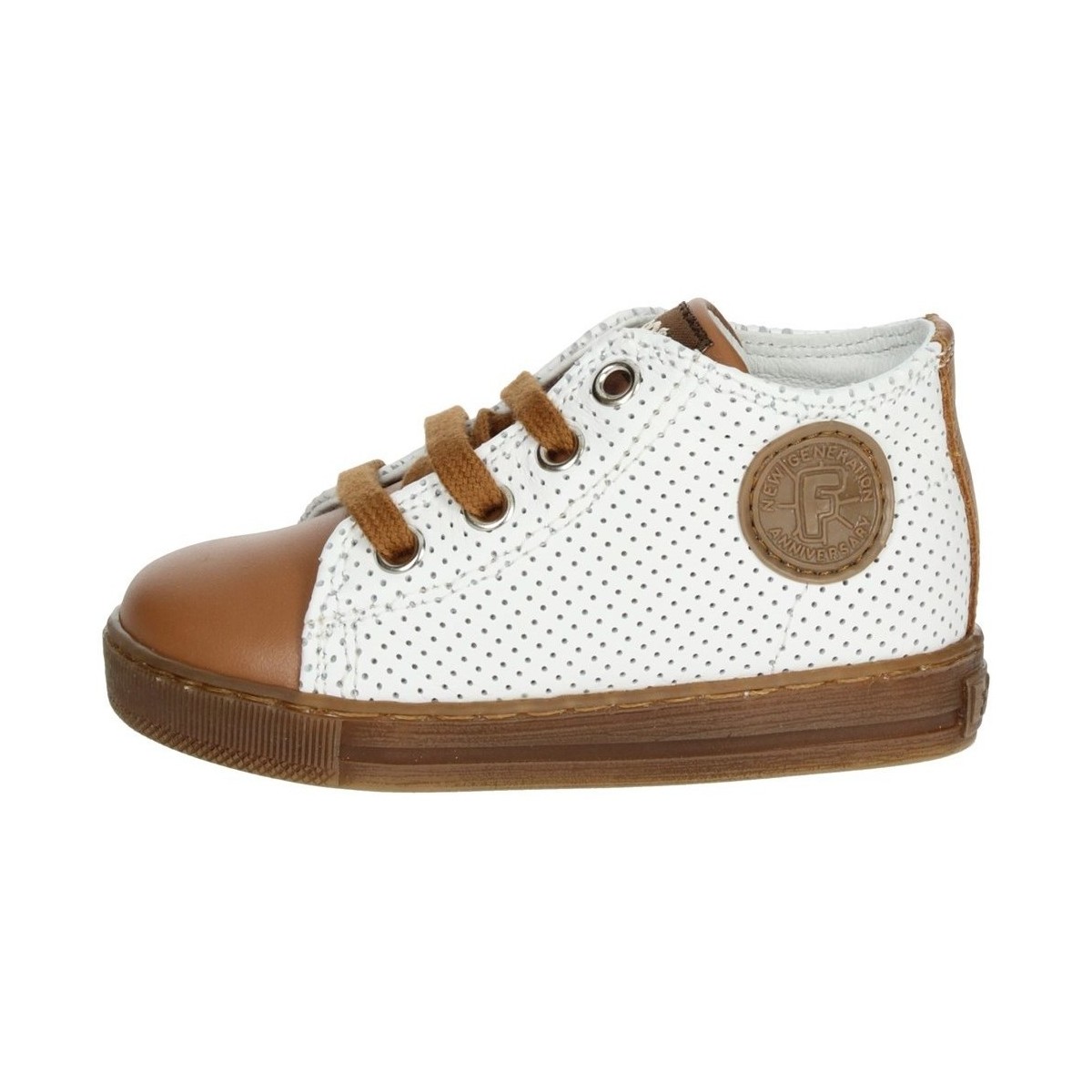 Schuhe Kinder Sneaker High Falcotto 0012014600.52.1D71 Weiss