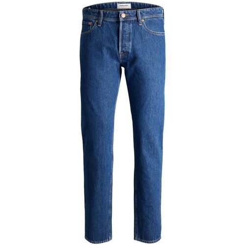 Kleidung Jungen Jeans Jack & Jones 12221414 JJCHRIS-BLUE DENIM Blau