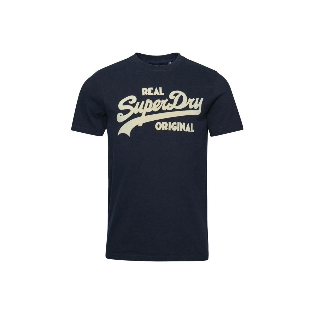 Kleidung Herren T-Shirts Superdry Vintage classic logo Blau
