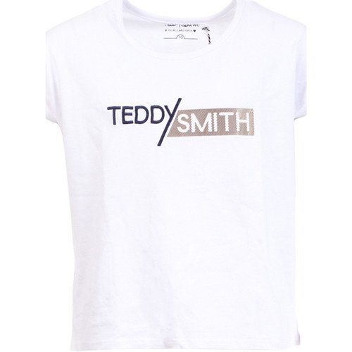 Kleidung Mädchen T-Shirts & Poloshirts Teddy Smith 51006334D Weiss