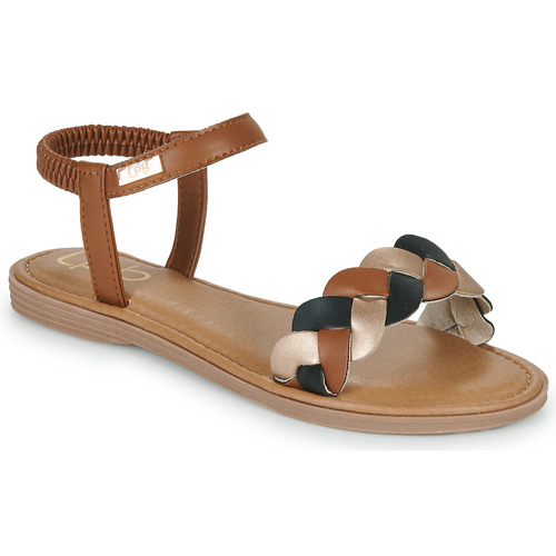 Schuhe Damen Sandalen / Sandaletten Les Petites Bombes FINA Braun / Bronze