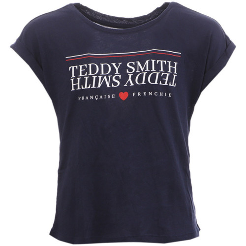Kleidung Mädchen T-Shirts & Poloshirts Teddy Smith 51006141D Blau