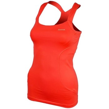 Kleidung Damen T-Shirts Reebok Sport Strap Vest Bright W Rot