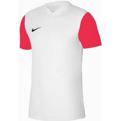 Kleidung Herren T-Shirts Nike Tiempo Premier II Jsy Rot, Weiß