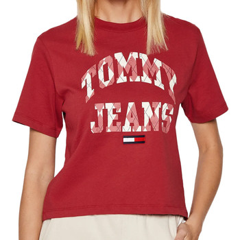 Kleidung Damen T-Shirts & Poloshirts Tommy Hilfiger DW0DW11928 Rot
