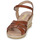 Schuhe Damen Sandalen / Sandaletten So Size ELIZA Camel