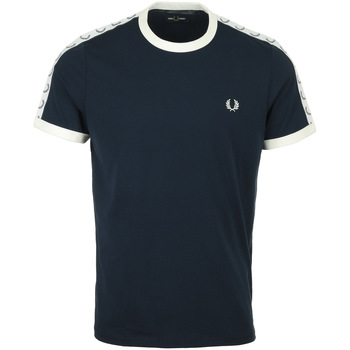 Kleidung Herren T-Shirts Fred Perry Taped Ringer Blau