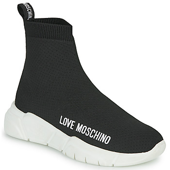 Schuhe Damen Sneaker High Love Moschino LOVE MOSCHINO SOCKS Schwarz