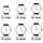 Uhren & Schmuck Armbandühre Chronotech Unisex-Uhr  CT7017B-03M Multicolor