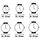 Uhren & Schmuck Armbandühre Casio Unisex-Uhr  CA-53WF-4BDF (Ø 34 mm) Multicolor