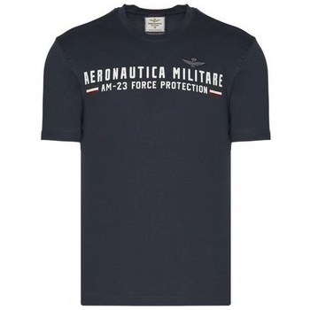 Kleidung Herren T-Shirts Aeronautica Militare TS1942J53808331 Dunkelblau