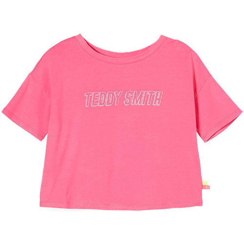 Kleidung Mädchen T-Shirts & Poloshirts Teddy Smith 51006379D Rosa