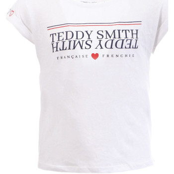 Kleidung Mädchen T-Shirts & Poloshirts Teddy Smith 51006141D Weiss