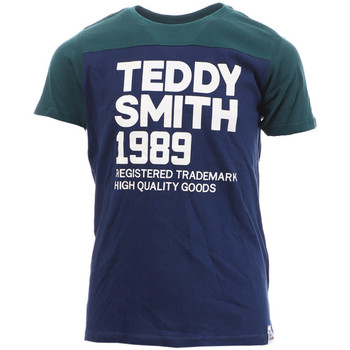 Kleidung Jungen T-Shirts & Poloshirts Teddy Smith 61006237D Blau