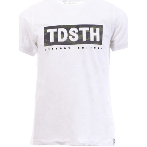Kleidung Jungen T-Shirts & Poloshirts Teddy Smith 61006221D Weiss