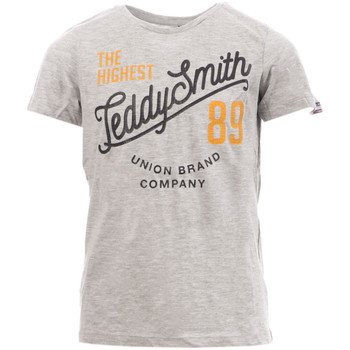 Kleidung Jungen T-Shirts & Poloshirts Teddy Smith 61005713D Grau